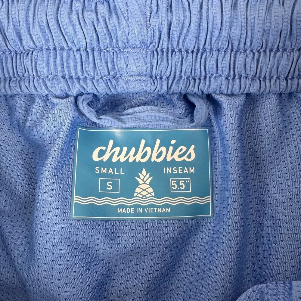 Chubbies Cascade Coolers Lined Textured Swim Trunks 5.5